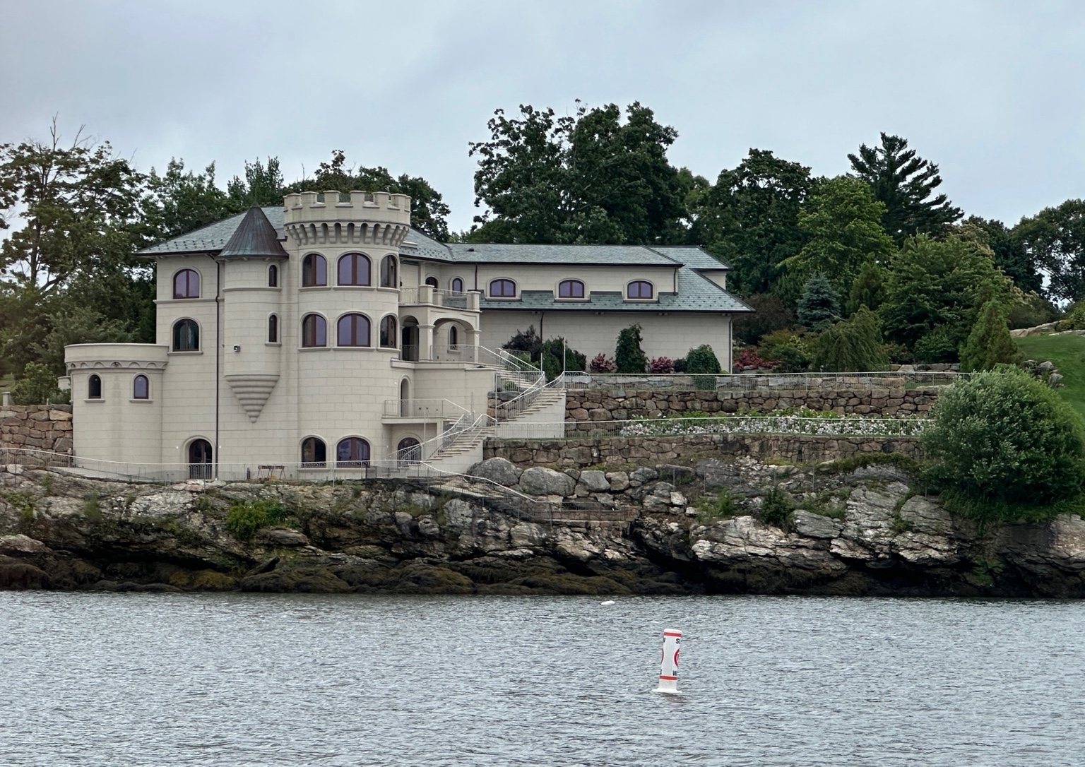 Newport mansions from the boat